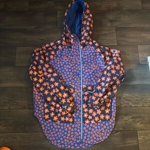 FP Movement Women's Singin' In The Rain Printed Packable Jacket Size Medium NEW